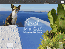 Tablet Screenshot of flying-cats.de